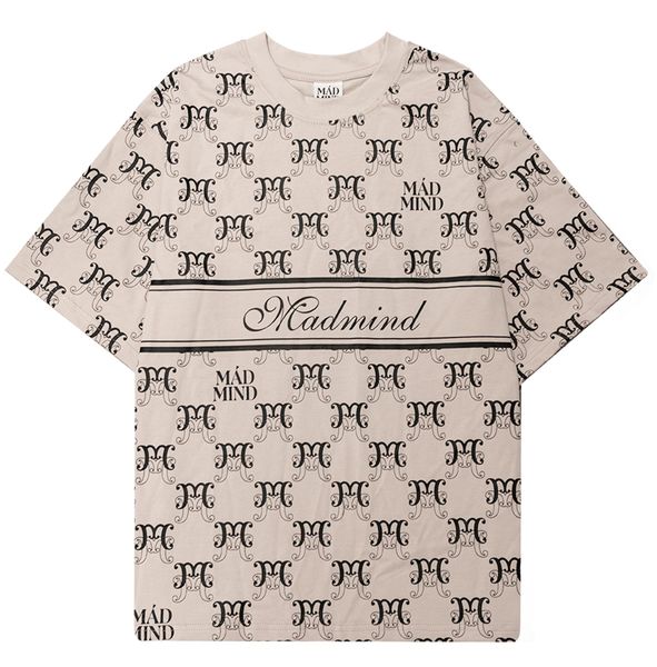  Áo Thun Cotton Premium Sup Monogram Madmind - Cream 