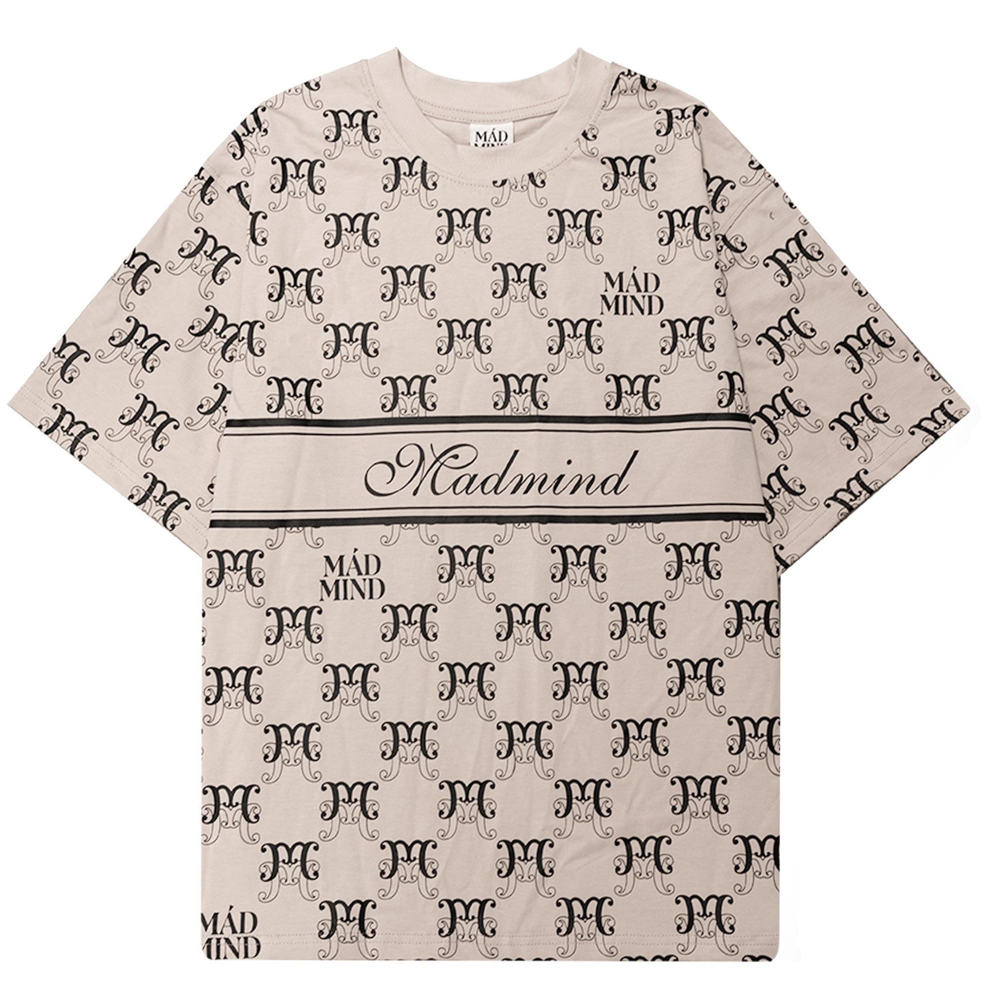  Áo Thun Cotton Premium Sup Monogram Madmind - Cream 