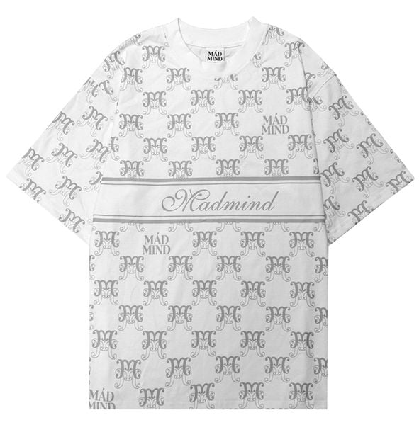  Áo Thun Cotton Premium Sup Monogram Madmind - Trắng 
