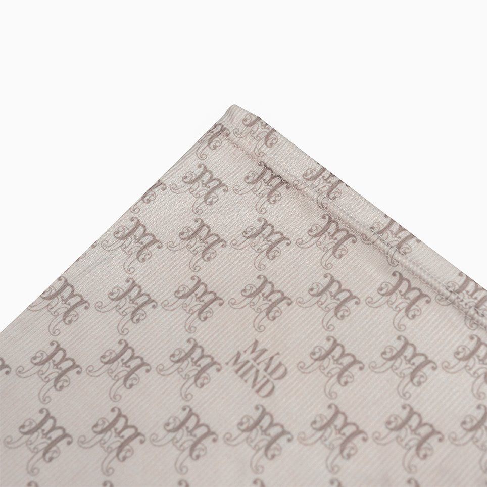  Áo Quây 2 Lớp Thun Gân Cao Cấp Monogram Tube Madmind - Áo Ống Màu Be 