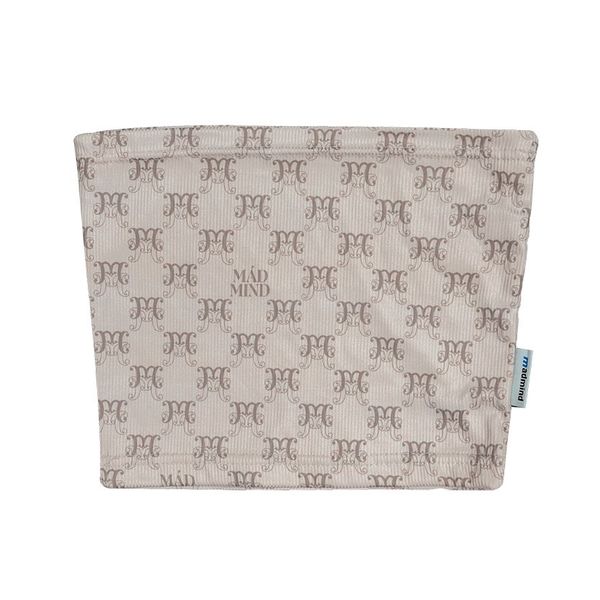  Áo Quây 2 Lớp Thun Gân Cao Cấp Monogram Tube Madmind - Áo Ống Màu Be 