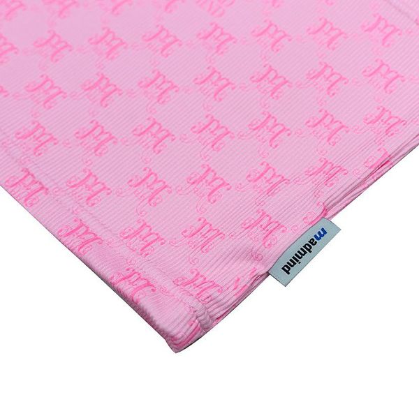  Áo Quây 2 Lớp Thun Gân Cao Cấp Monogram Tube Madmind - Áo Ống Màu Hồng 
