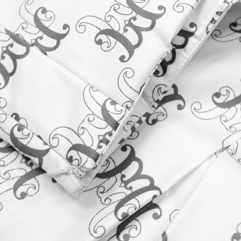  Chân Váy Xếp Ly Monogram Madmind - Màu Trắng 