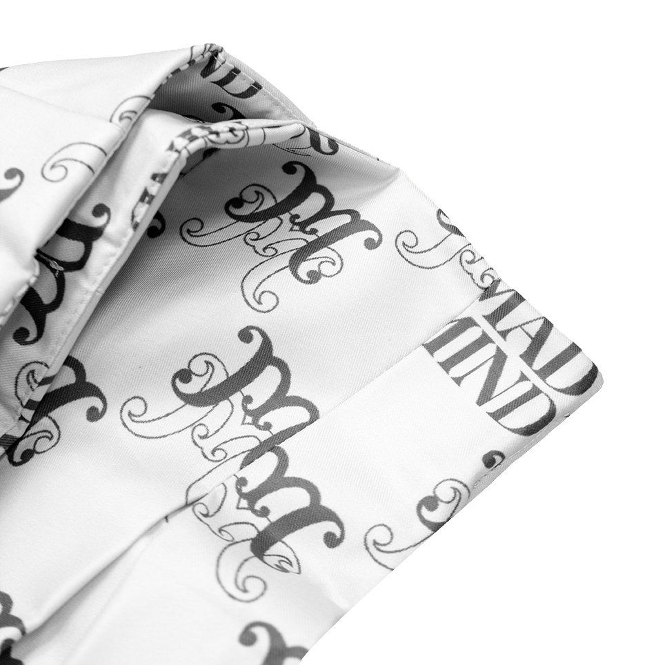  Chân Váy Xếp Ly Monogram Madmind - Màu Trắng 