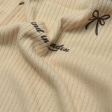  Áo Quây Nơ, Phối Ren, Thun Gân Cao Cấp Pure Tube Madmind - Màu Be 