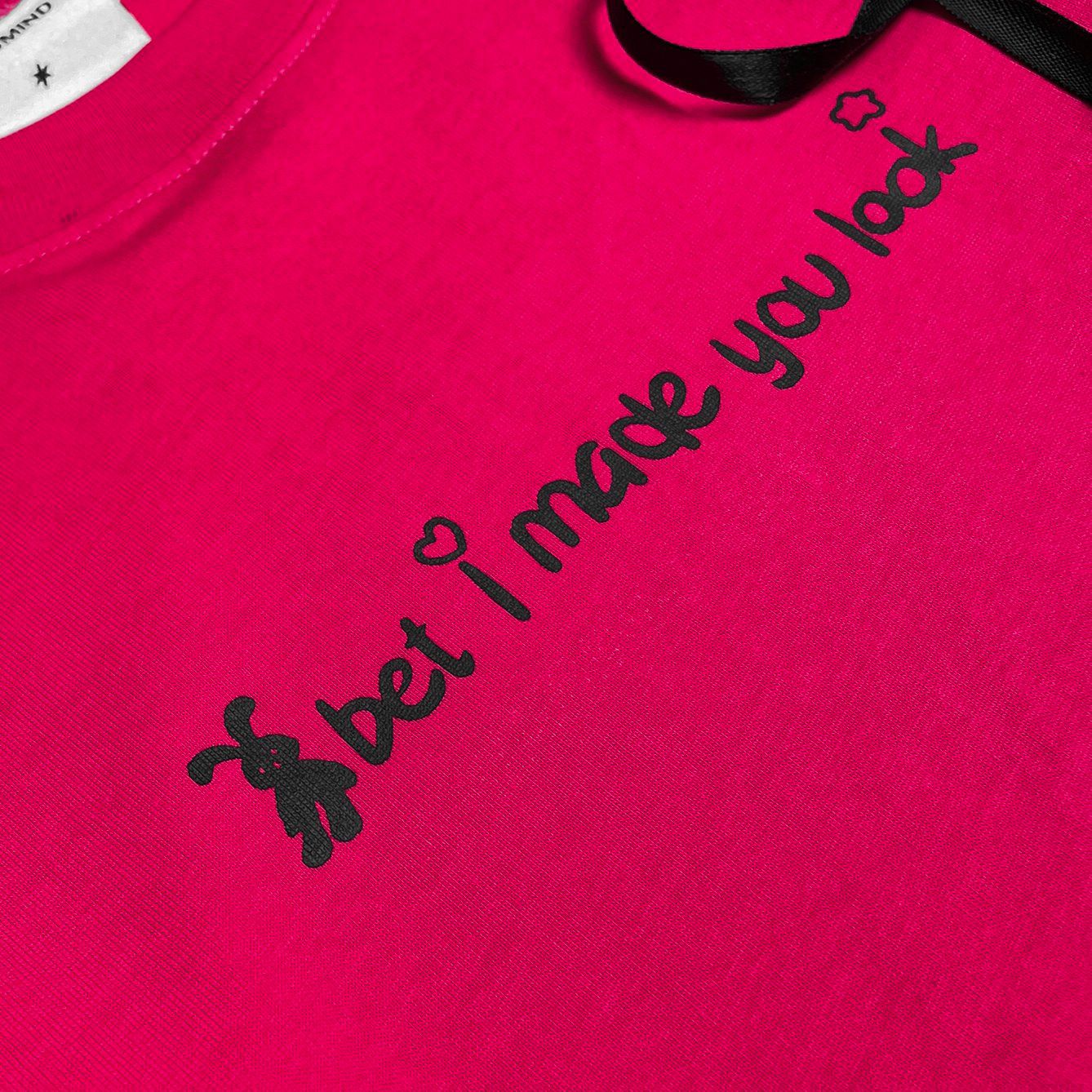  Áo Thun Phối Thắt Nơ Your Gift Madmind - Màu Hồng 