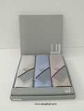  Hộp 3 khăn Dunhill xịn xò (mới chưa sử dụng). (1 hộp duy nhất). 