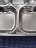  Hai khay ăn inox của Hàn Quốc 