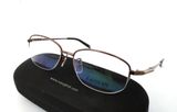  Gọng kính nửa viền màu đồng hun khói titanium Lanvin (Made in Japan)(Mới chưa sử dụng). 