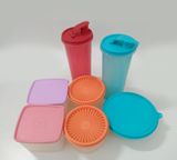  Bộ 7 món nhựa nguyên sinh Tupperware xịn xò. 