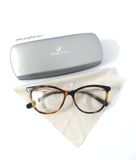  Gọng kính nữ dáng mắt mèo màu mai rùa Swarovski (Mới chưa sử dụng). 