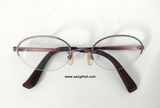  Gọng kính nửa viền titanium mầu phớt hồng J-SPIRIT thương hiệu ＡＭＩＰＡＲＩＳ(Made in Japan 
