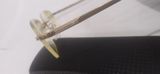  Gọng kính 3 mảnh màu vàng tây nhẹ . 