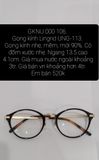  Gọng kính Lingrid UNG-113. Gọng kính nhẹ, mềm, mới 90%. 