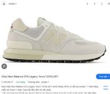  Giày thể thao da lộn New Balance size 39.5 (24.5cm) chuẩn xịn (Chân 38 đi vừa)(U574LGE1) 