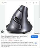  Combo hai chuột dây máy tinh chuyên chơi game Ozone neon và Delux M619 (Dây dài 1.8m và 1.5m). 