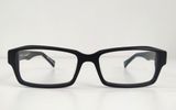  Gọng kính màu đen RECS làm thủ công từ Nhật Bản. Gọng đầm, đeo ôm chắc chắn. 