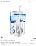  Tăm nước WaterPik thương hiệu Mỹ, có 10 mức công suất điều chỉnh mạnh nhẹ 
