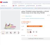  Giày thể thao trẻ em màu hồng chuẩn xịn Adidas Lego (Mã ART FZ0396) size 31 1/2 (19cm). 