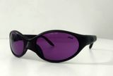  Kính râm màu đen tròng tím đậm File nhiều năm tuổi (Made in Italy). 