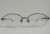  Gọng kính nữ titanium nửa viền mầu xanh đậm i.Natural (INT-404 NV)(Made in Sabae Japan) 