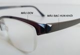 Gọng kính màu đen nửa viền PIOVINO (PV-IN3027 C116). 