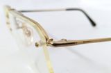  Gọng kính nửa viền mạ vàng 14k Bergamo thương hiệu của HOYA Nhật Bản 