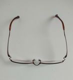  Gọng kính màu nâu hun khói 999.9 (Thương hiệu nổi tiếng bậc nhật Nhật Bản). 