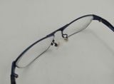  Gọng kính titanium màu xanh navy tím than I-Athlete (IA-472). Gọng đẹp, độ mới cao, không một vết xước. 