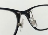  Gọng kính màu đen càng kim loại màu hun khói Trans Continent. Độ mới cao. Gọng đẹp, dáng vuông nam tính 