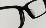  Gọng kính màu đen RECS làm thủ công từ Nhật Bản. Gọng đầm, đeo ôm chắc chắn. 