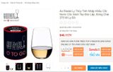  (ĐÃ BÁN)Cặp cốc uống ngoại Riedel của Đức 