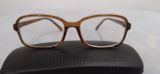  Gọng kính màu nâu dáng cổ điển chất hàng từ nước ngoài không rõ thương hiệu. 