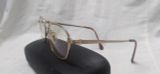  Gọng kính titanium cổ màu vàng tây Oxford Polo Club (Đã bán) 