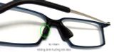  Gọng kính i-Athlete titanium (made in Japan) màu đen xanh. 