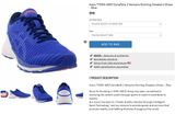  Giày chạy bộ Asics (T7D5N) size 39 (24.5cm) giày đẹp, đế vẫn tốt 