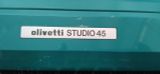  Máy đánh chữ màu xanh Olivetti Studio 45 (Sản xuất Tây Ban Nha) thập niên 60. Màu đẹp siêu hiếm. giá trị sưu tập cao. 