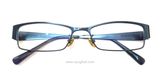  Gọng kính Jins màu xanh bích đậm rất đẹp. Gọng nam tính sang trọng 