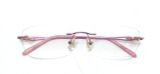 Gọng kính 3 mảnh titanium màu hồng cánh sen Sunfire thương hiệu Hàn Quốc 