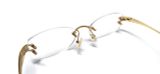  Gọng kính 3 mảnh màu vàng tây siêu đẹp Dixit Lunette của Pháp. 