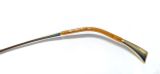  Gọng kính 3 mảnh màu vàng tây siêu đẹp Dixit Lunette của Pháp. 