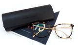  Gọng kính mắt mèo Warby Parker màu vàng tay bóng. Gọng đẹp, độ mới cao, nước mạ không bai màu. 