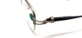  Gọng kính titanium nửa viền đen Jun Ashida nội địa Nhật Bản. 