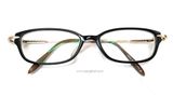  Gọng kính Nice (Italy Design) nhập khẩu bởi Vnoptic. Gọng màu đen, càng kính có nước mạ màu vàng tây đẹp. 