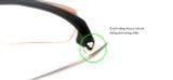  Gọng kính nửa viền titanium cao cấp Sportylux của Washin Optical đến từ Nhật Bản 