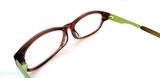 Gọng kính đồi mồi của Nhật Bản. Gọng đẹp chất quý phái, có càng màu xanh lá cây rất phong cách khác biệt 