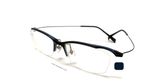  Gọng kính titanium nửa viền màu xanh đen ZEROGRA (ZEG-505) dòng siêu nhẹ (như không trọng lượng). 