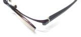  Gọng kính nửa viền titanium màu tím đậm SYUN KIWAMI (made in Japan). 
