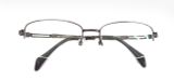  Gọng kính nửa viền titanium màu hun khói Sabatra (SBT-023). 