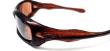  Kính râm dáng thể thao màu nâu nhựa trong Oakley Monster Pub của Mỹ 